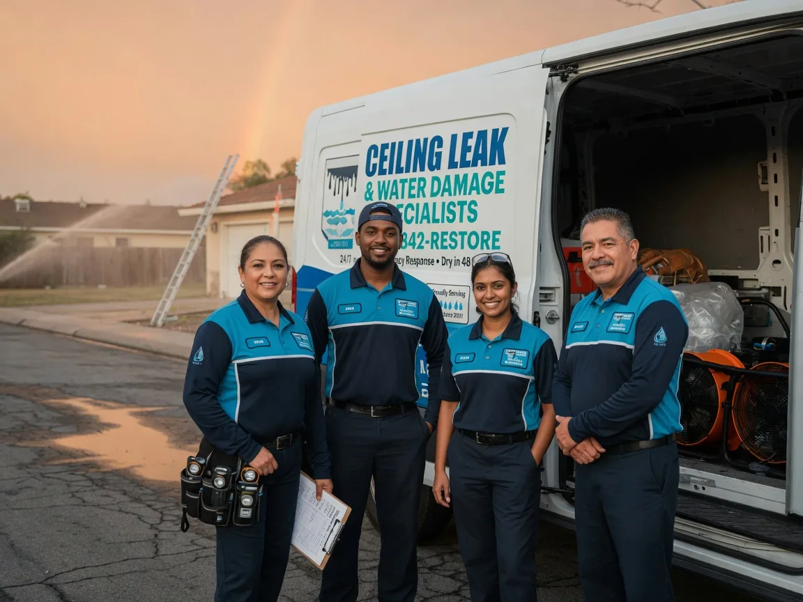 Ceiling Leak Cleanup company in Windthorst, TX