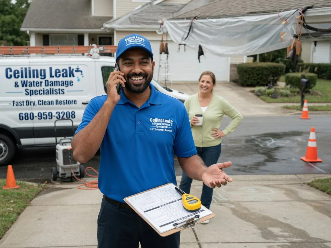 Ceiling Leak Cleanup Windthorst, TX FAQs